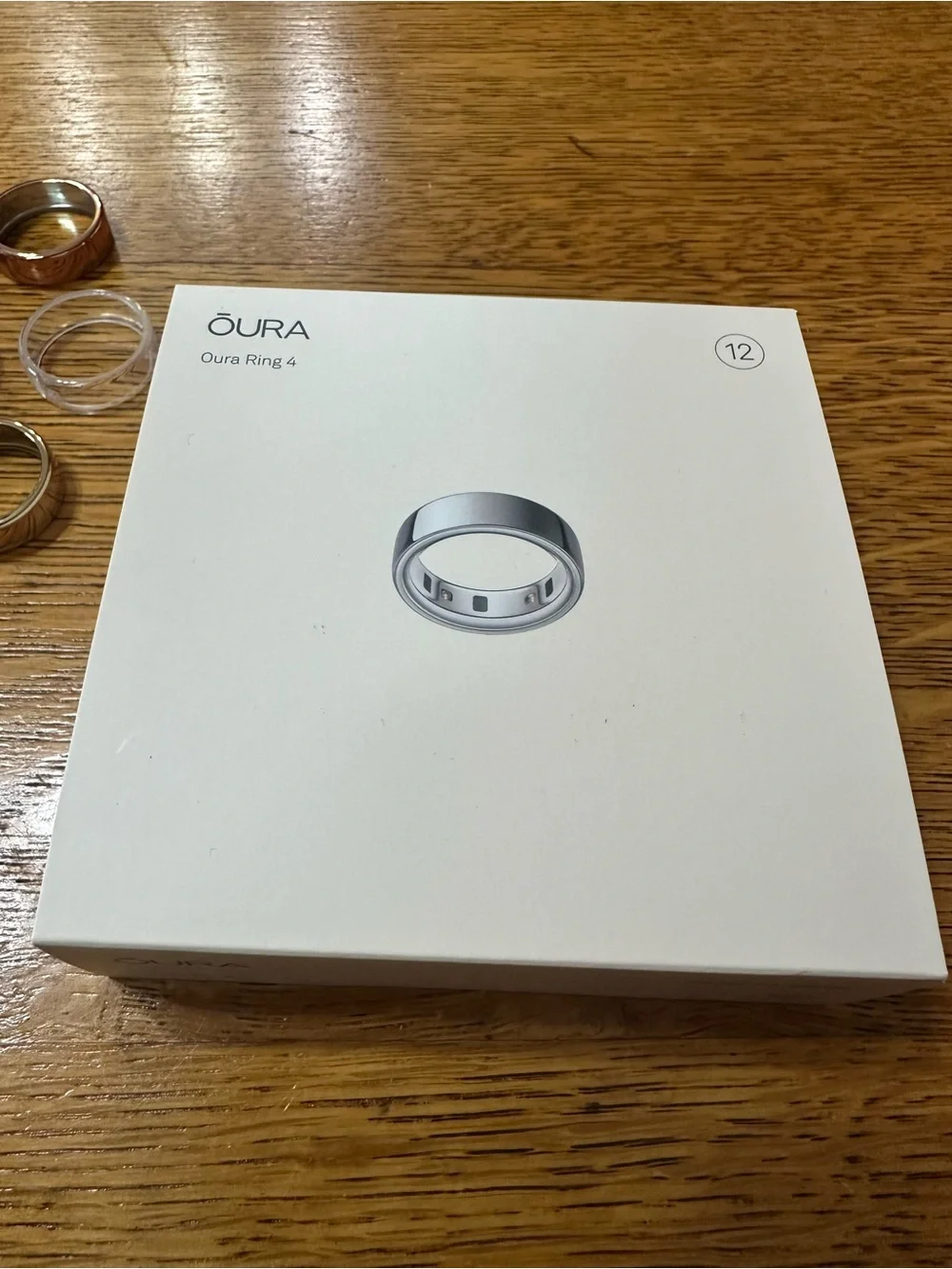 Oura Ring Gen 4 Size 12 Silver Brand New Sealed w/ accessories